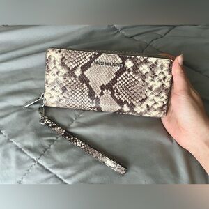 MK snakeskin wallet